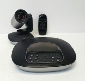Logitech V-U0032 Carl Zeiss HD 1080p Video Conference Camera + Base Unit And Remote