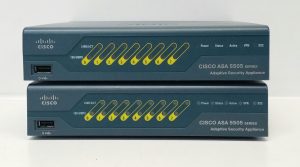 Joblot 2x Cisco ASA 5505 Series Adaptive Security Appliance 8 Ports PoE - Image 2
