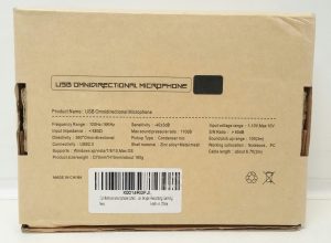UNOOE USB Mic 360° Omnidirectional PC Microphone - Image 5