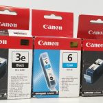 Canon 6 BCI-6C x1 Cyan + Canon 3e BCI-3eBK x2 Black Ink Cartridge