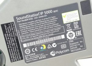 Polycom SoundStation IP 5000 HD Voice Conference Phone (PoE) - Image 3
