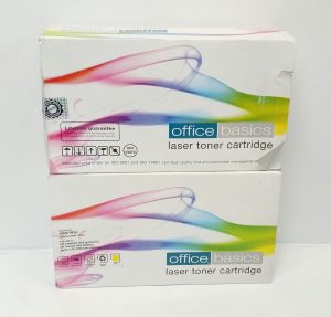 Joblot 2x Office Basics OBQ7582A/OBQ7582A Magenta and Yellow Laser Toner Cartridge For Use in HP Color Laserjet 3800 - Image 4