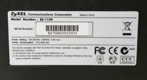 Zyxel ES-1124 24 Ports Gigabit Ethernet Switch + Quick Start Guide + Disc - Image 9