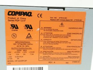 Compaq Series PDP-121P 220W Power Supply Unit HP-Q220PC3P - Image 3
