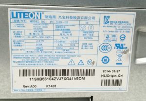 Liteon PS-3181-02 180W Switching Power Supply Unit - Image 3