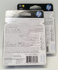 HP 11 Yellow + Magenta Inkjet Print Cartridge - Job Lot x2 - Image 4