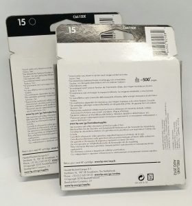 Joblot 2x HP 15 C6615DE HP Color Copier 310 2x Black Ink Cartridge - Image 4