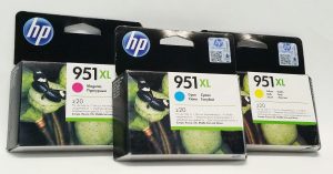Joblot 3x HP 951XL z20 Cyan, Yellow, Magenta Ink Cartridge - Image 2