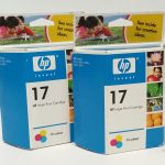 Joblot 2x HP Invent 17 C6625AE ABB HP Inkjet Print Cartridge 2x Tri Color