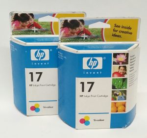 Joblot 2x HP Invent 17 C6625AE ABB HP Inkjet Print Cartridge 2x Tri Color - Image 2