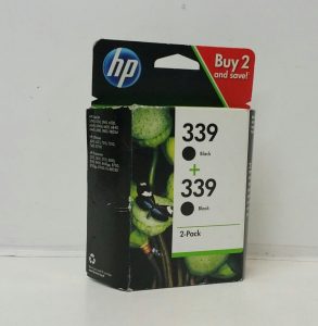 HP Twin Pack C9504EE 339 Black HP Deskjet Ink Print Cartridge