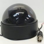 Everfocus ED300/P 1/4" High Resolution Color Dome PAL with Vari-Focal Lens 12VDC No Audio Black Base CCTV Camera - Job Lot x2
