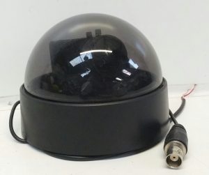 Everfocus ED300/P 1/4" High Resolution Color Dome PAL with Vari-Focal Lens 12VDC No Audio Black Base CCTV Camera - Job Lot x2