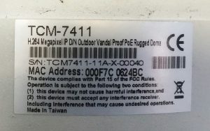 ACTI TCM-7411 H.264 Megapixel IP D/N Outdoor Vandal Proof PoE Rugged Dome CCTV Camera - Job Lot x2 - Image 3