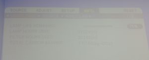 Nec NP-UM280X HDMI Projector 1028 Lamp Hours Used 78% Remaining - Image 2