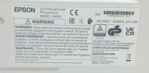 Epson H982B EB-X49 HDMI LCD Projector No Lamp - Image 3