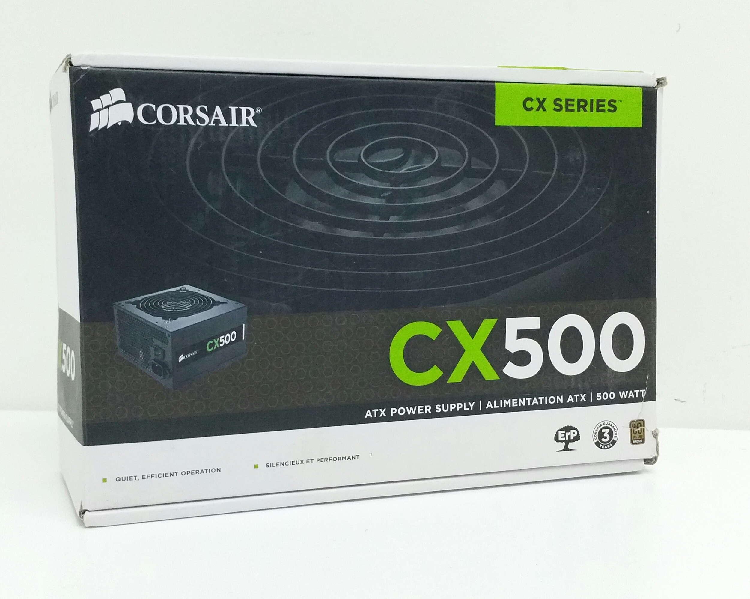 20180402_130329-1 Corsair CX500 CX Series 75-001667 ATX Power Supply 500W Max - Image 1