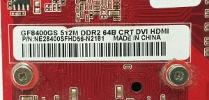 Palit GF8400GS 512m DDR2 64B CRT DVI HDMI Graphics Card - Image 3