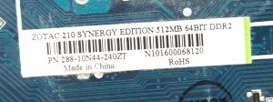 Zotac 210 Synergy Edition 512MB 64BIT DDRS Graphics Card - Image 3