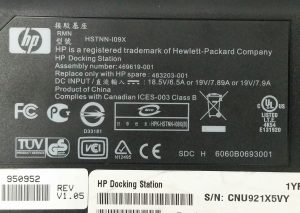 HP HSTNN-I09X Docking Station - Image 3