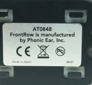 Phonic Ear Frontrow AT0848 Pro System IR Wall Sensor - Image 3