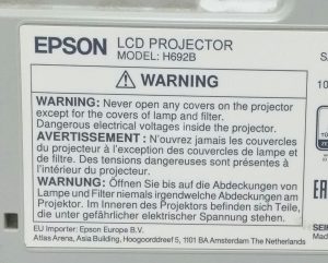 Epson EB-X27 HDMI LCD Projector H692B with 3918 Lamp Hours Used - Image 8