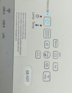 Epson EB-X27 HDMI LCD Projector H692B with 5185 Lamp Hours Used - Image 9
