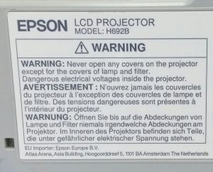 Epson EB-X27 HDMI LCD Projector H692B with 5185 Lamp Hours Used - Image 6