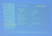 Epson H692B EB-X27 HDMI LCD Projector with 4399 Lamp Hours Used - Image 2
