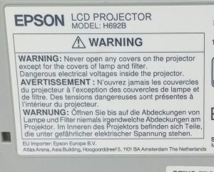 Epson EB-X27 H692B HDMI LCD Projector 3096 Lamp Hours Used - Image 5