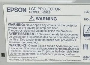 Epson EB-X27 H692B LCD HDMI Projector - Image 3