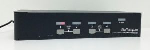 Startech.com SV431DUSBU 4 Port 1 U Rack Mount VGA USB KVM Switch With OSD