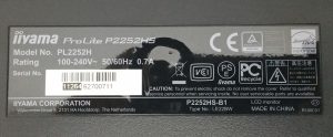 iiyama Prolite P2252HS PL2252H 22" DVI VGA LCD Monitor Screen - Image 3