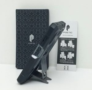 X0021ZSNEV Poetic Spartan Galaxy XCover Pro Metallic Gun Metal Phone Case - Image 4