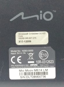 Mio N393-5000 GPS Satellite Navigation System + Pouch - Image 4