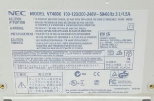 Nec VT460 VT460K VGA Projector - Image 3