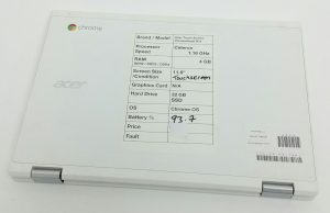 Acer N15Q8 CB5-132T Series Celeron 1.16GHz 4GB Ram 32GB SSD Chrome OS - Image 8