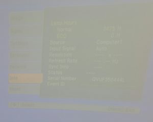 Epson EB-470 H456B LCD Projector 3475 Lamp Hours Used - Image 2