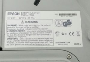 Epson EB-470 H456B LCD Projector 3475 Lamp Hours Used - Image 3