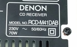 Denon RCD-M41DAB CD Receiver With Speakers - Image 3