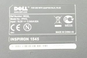 Dell Inspiron 1545 PP41C Windows 10 Pro 15.6" Laptop - Image 3