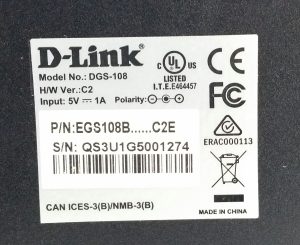 D-Link DGS-108 8-Port Gigabit Switch - Image 3