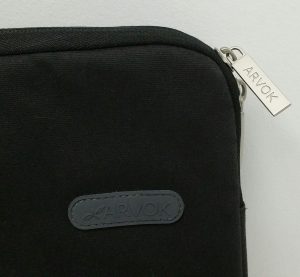 Arvok Fleece Laptop bag Black - Image 3