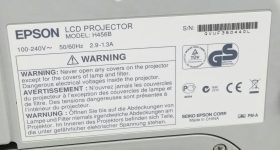 Epson EB-470 H456B LCD Projector 2497 Lamp Hours Used - Image 3