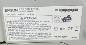 Epson EB-470 LCD Projector 431 Lamp Hours Used H456B - Image 3