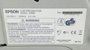 Epson EB-470 LCD Projector 3563 Lamp Hours Used H456B - Image 3