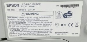 Epson EB-470 LCD Projector 1692 Lamp Hours Used H456B - Image 3