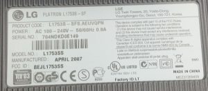 LG Flatron L1753S-SF L1753SS 17.5" VGA Monitor - Image 4