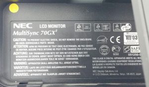 Nec Opticlear Multisync 70GX2 17" DVI VGA LCD Monitor - Image 3