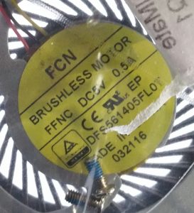 Acer TravelMate P257 N15Q1 Laptop Fan - Image 3
